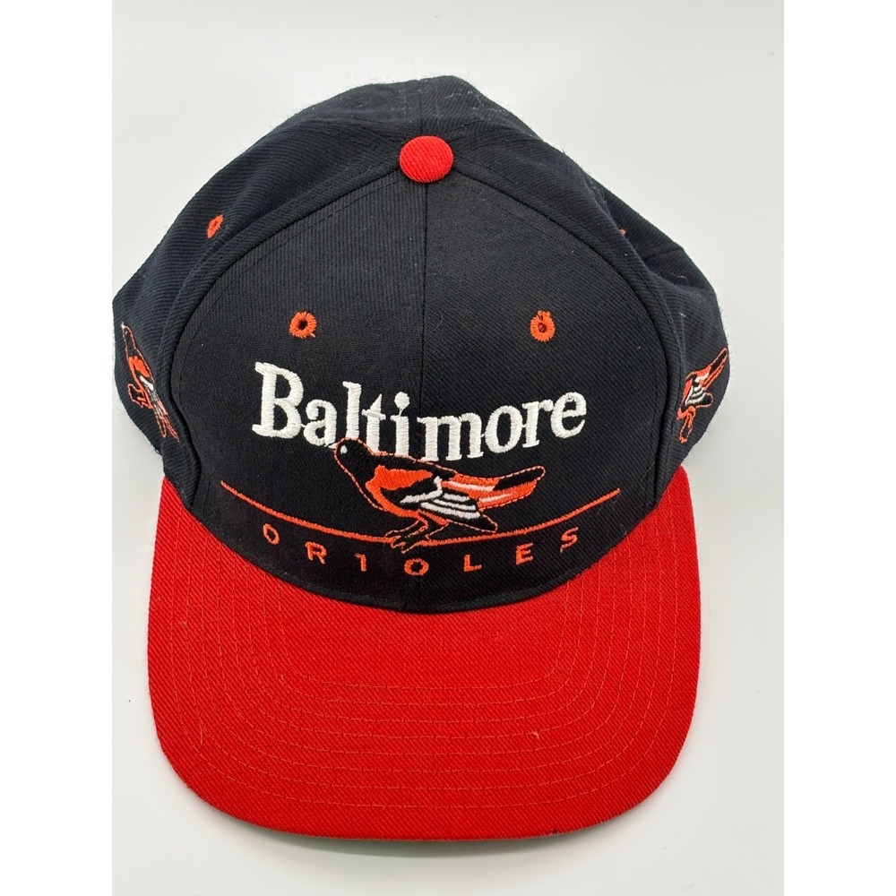 Baltimore Orioles Genuine Merchandise MLB Hat Mens Black Wool Snapback Vintage